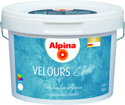 Декоративное покрытие Alpina Effekt Velours / Велюр, 1,25 л
