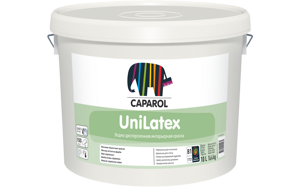 CAPAROL UNILATEX краска интерьерная акрилатная, экологичная, матовая, база 1 (10л)